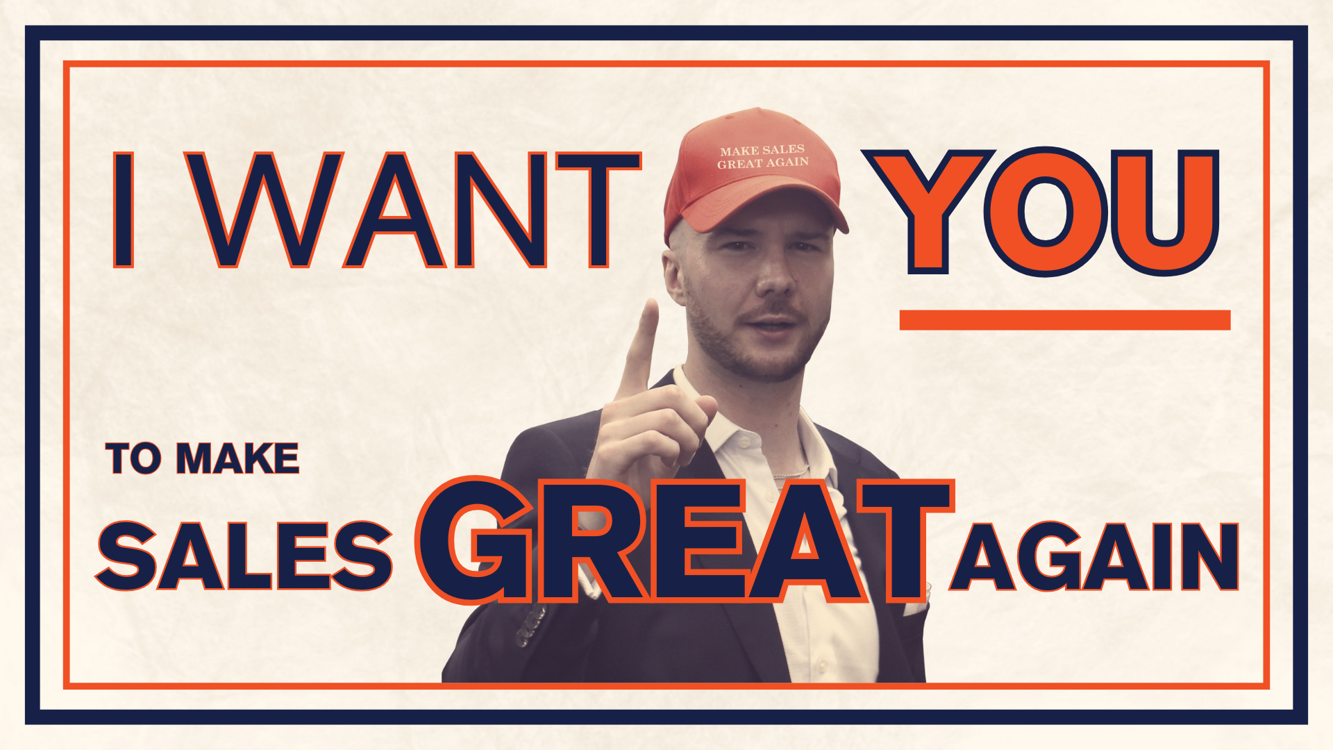 I want you to make sales  great again - 1080 x 1920